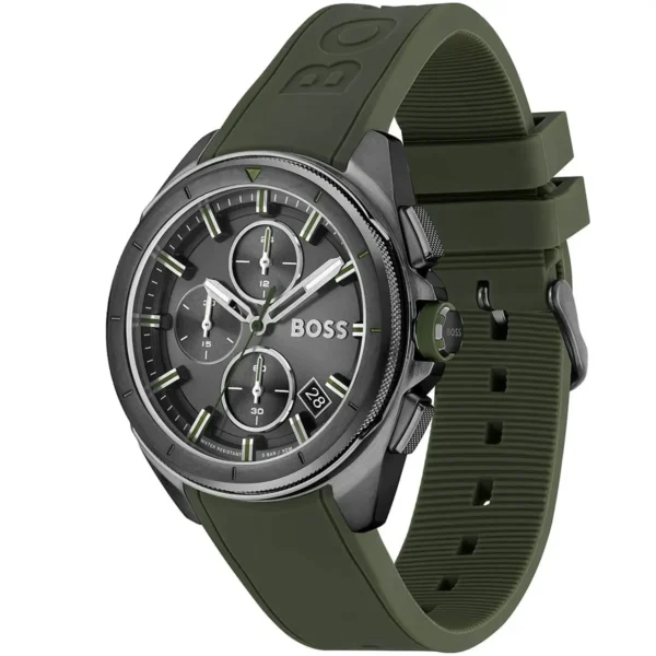 Męski zegarek Hugo Boss Volane 1513952 ze stalową kopertą grafitową o średnicy 44mm – zdjęcie 2