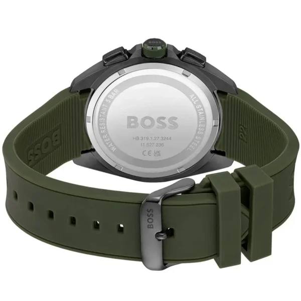Męski zegarek Hugo Boss Volane 1513952 ze stalową kopertą grafitową o średnicy 44mm – zdjęcie 3