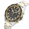 Męski zegarek Hugo Boss Energy 1513974 ze bicolor kopertą srebrno-złotą Ø44 mm – zdjęcie 4