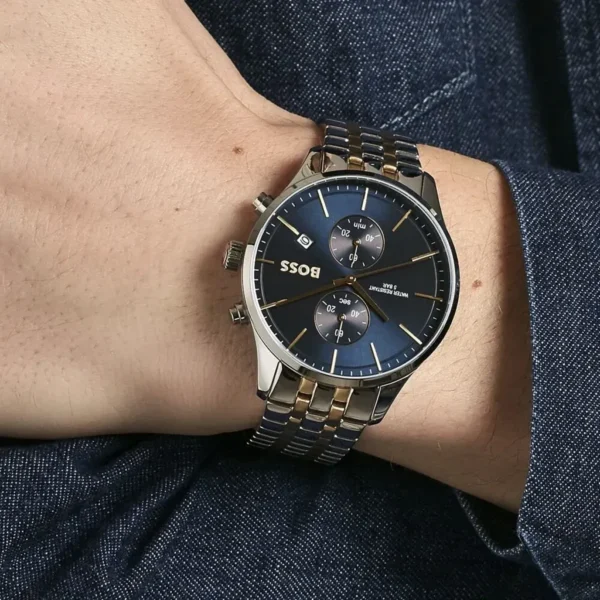 Męski zegarek Hugo Boss Associate 1513976 ze stalową kopertą Ø42 mm – zdjęcie 4
