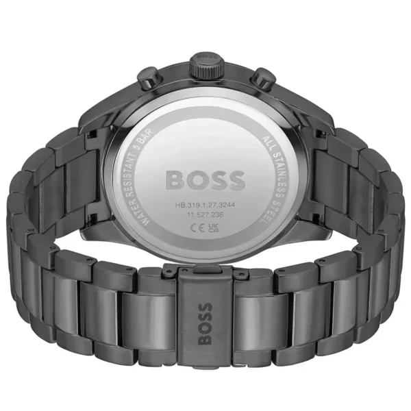Męski zegarek Hugo Boss View 1513991 z grafitową stalową kopertą Ø46 mm – zdjęcie 3