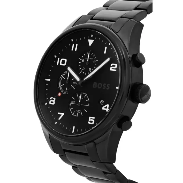 Męski zegarek Hugo Boss View 1513991 z grafitową stalową kopertą Ø46 mm – zdjęcie 4