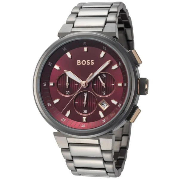 Męski zegarek Hugo Boss One 1514000 z grafitową stalową kopertą Ø44 mm – zdjęcie 2
