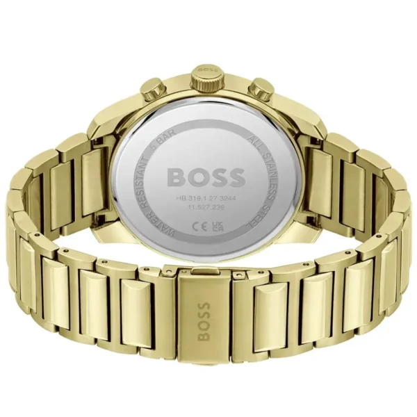 Męski zegarek Hugo Boss Trace 1514006 z kopertą z PVD złota Ø44 mm – zdjęcie 3