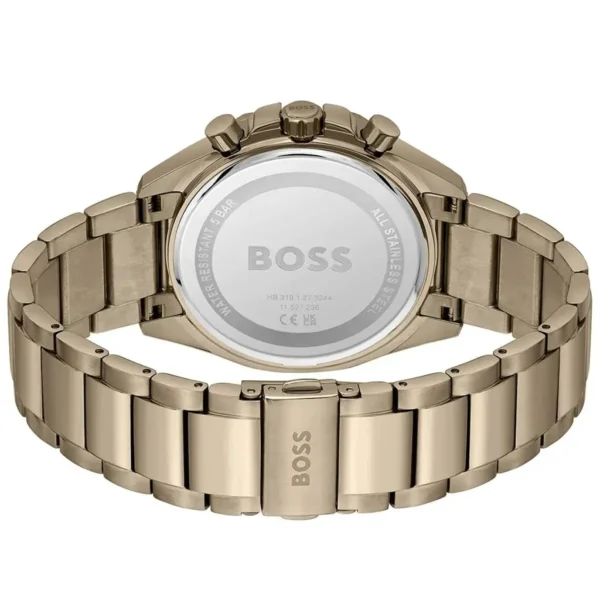 Męski zegarek Hugo Boss Cloud 1514019 z PVD brąz/złoto kopertą Ø44 mm – zdjęcie 3