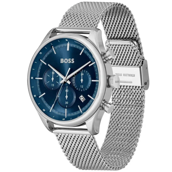Męski zegarek Hugo Boss Gregor 1514052 z PVD różowe złoto kopertą Ø45 mm – zdjęcie 2