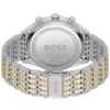 Męski zegarek Hugo Boss Gregor 1514053 ze bicolor kopertą srebrno-złotą Ø45 mm – zdjęcie 3
