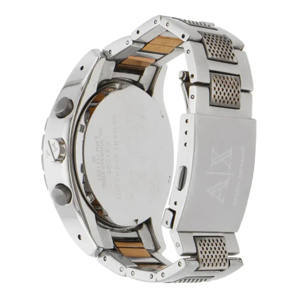 Męski chronograf AX1093 Armani Exchange z czarną tarczą – zdjęcie dodatkowe 1