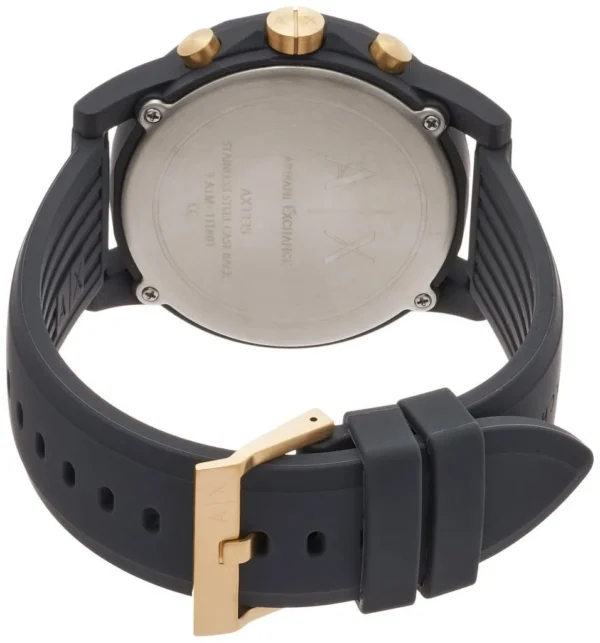 Męski chronograf AX1335 Armani Exchange z szarą kopertą – zdjęcie dodatkowe 1