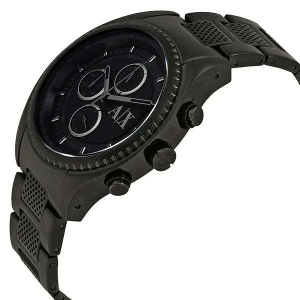 Męski chronograf AX1605 Armani Exchange z czarną kopertą – zdjęcie dodatkowe 1