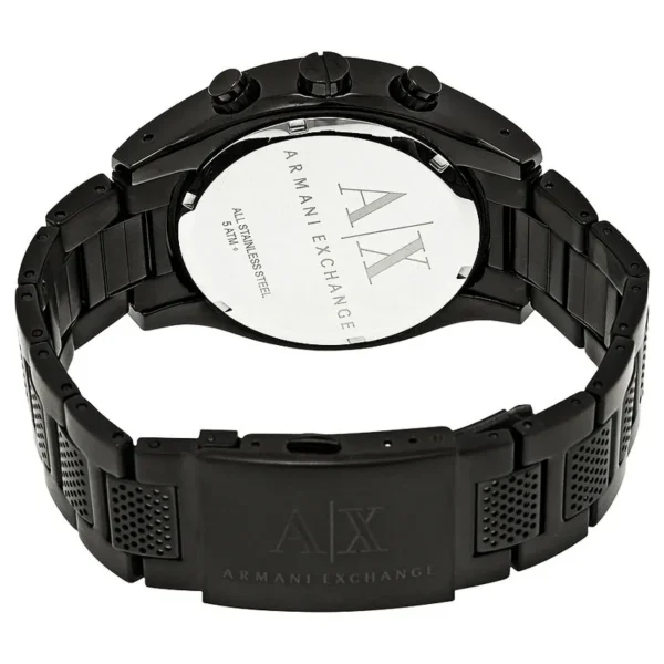 Męski chronograf AX1605 Armani Exchange z czarną kopertą – zdjęcie dodatkowe 2