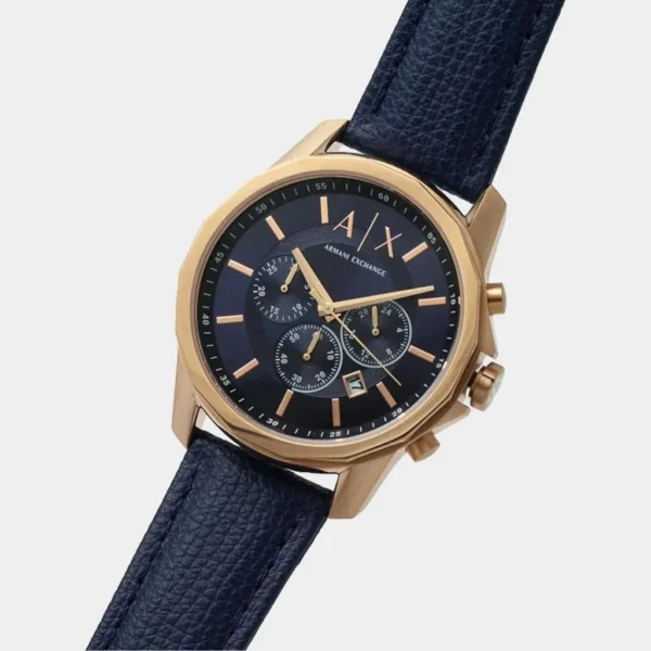 Męski chronograf AX1723 Armani Exchange z niebieską tarczą – zdjęcie dodatkowe 1