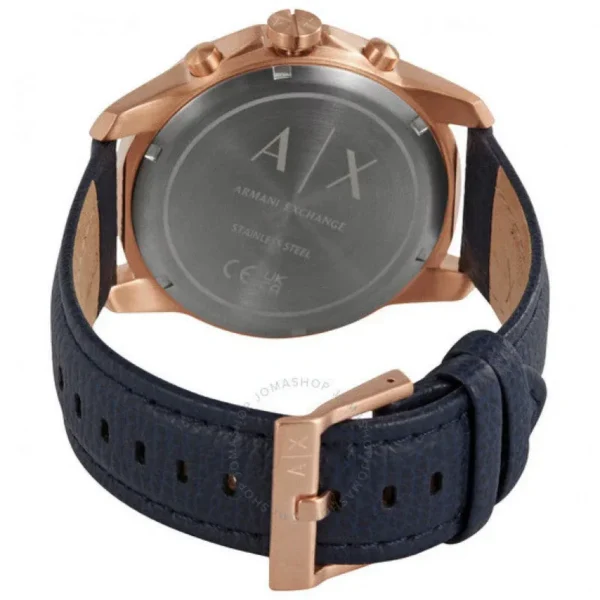Męski chronograf AX1723 Armani Exchange z niebieską tarczą – zdjęcie dodatkowe 2