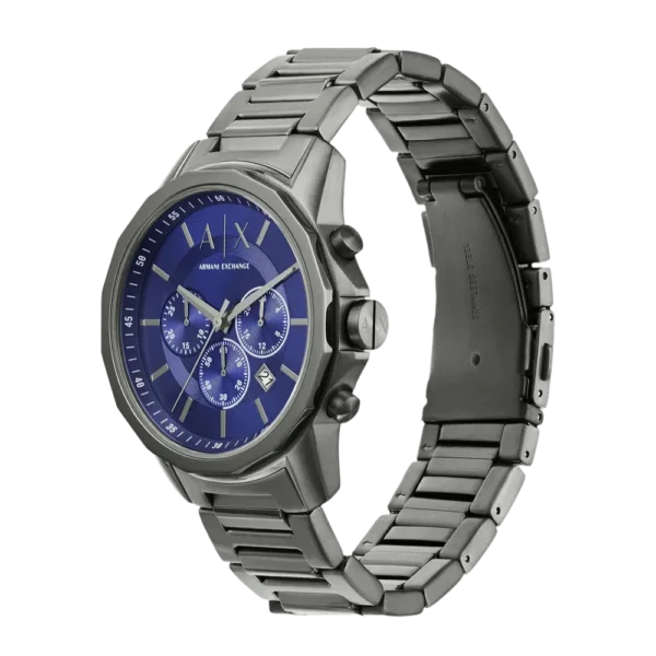 Męski chronograf AX1731 Armani Exchange z niebieską tarczą – zdjęcie dodatkowe 1