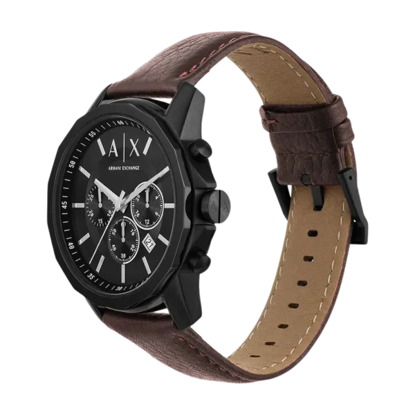 Męski chronograf AX1732 Armani Exchange z czarną kopertą – zdjęcie dodatkowe 1