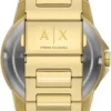 Męski chronograf AX1737 Armani Exchange z pozłacaną bransoletą – zdjęcie dodatkowe 1