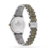Zegarek damski Gucci G-Timeless YA1265029 niebieska tarcza z diamentowymi akcentami i stalowa koperta Ø32 mm zdjęcie 2 widok koperty i zapięcia