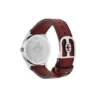 Zegarek damski Gucci G-Timeless YA1265057 skórzany pasek z krokodyla i luminescencyjne wskazówki zdjęcie 2 widok koperty i zapięcia