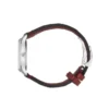 Zegarek damski Gucci G-Timeless YA1265057 skórzany pasek z krokodyla i luminescencyjne wskazówki zdjęcie 3 widok z boku