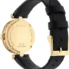 Zegarek damski Gucci Diamantissima YA141505 biała masa perłowa i koperta PVD różowe złoto Ø27 mm zdjęcie 2 widok koperty i zapięcia