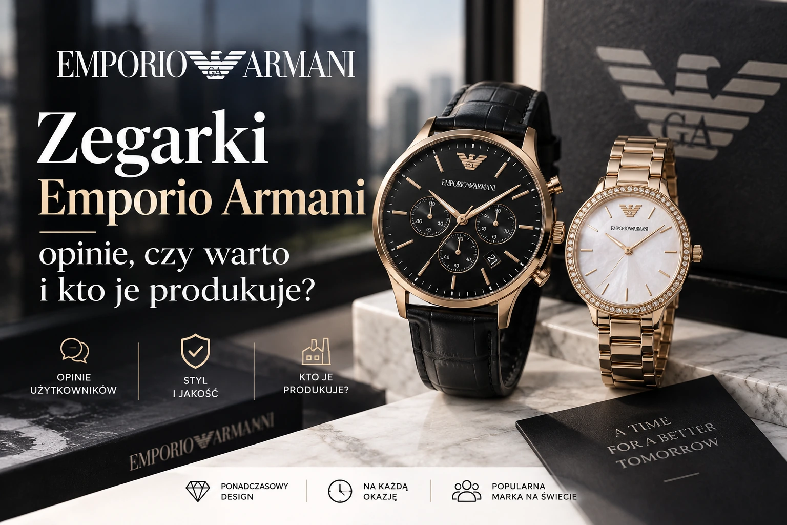 Zegarki Emporio Armani – opinie, czy warto i kto je produkuje? – zdjęcie 1
