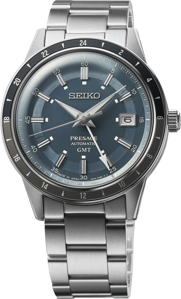 Zegarek męski Seiko SSK009J1 Presage Style60's GMT