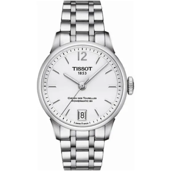 Zegarek damski Tissot Chemin des Tourelles Powermatic 80 Lady T099.207.11.037.00