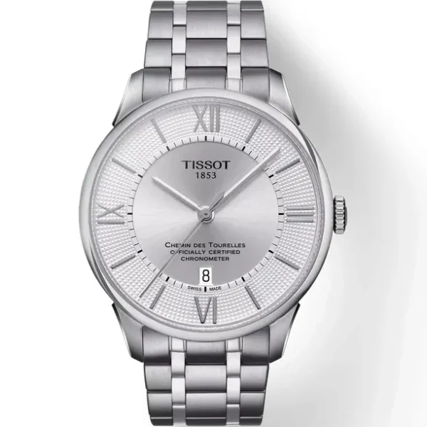 Zegarek męski Tissot Chemin des Tourelles Powermatic 80 COSC T099.408.11.038.00