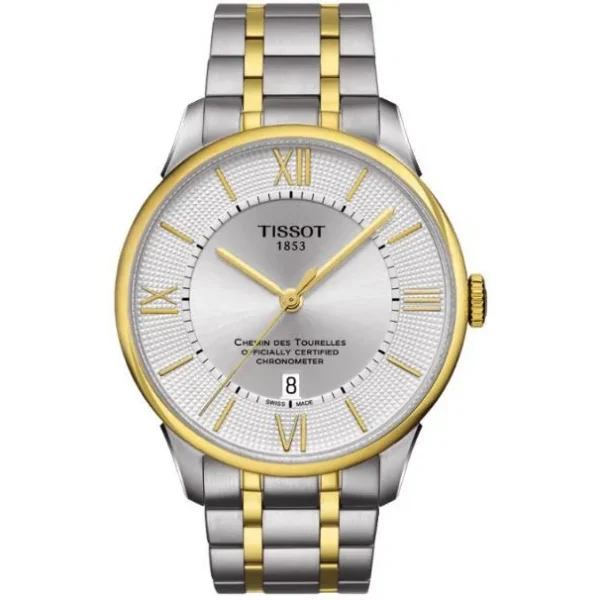 Zegarek męski Tissot Chemin des Tourelles Powermatic 80 COSC T099.408.22.038.00