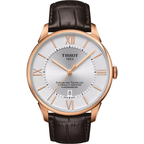 Zegarek męski Tissot Chemin des Tourelles Powermatic 80 COSC T099.408.36.038.00
