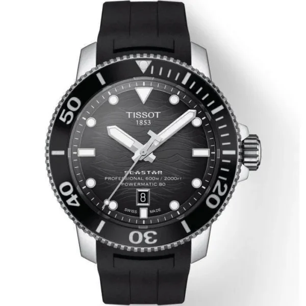Zegarek męski Tissot Seastar 2000 Professional Powermatic 80 T120.607.17.441.00