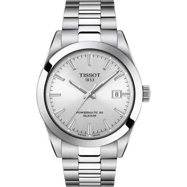 Zegarek męski Tissot Gentleman Powermatic 80 Silicium T127.407.11.031.00