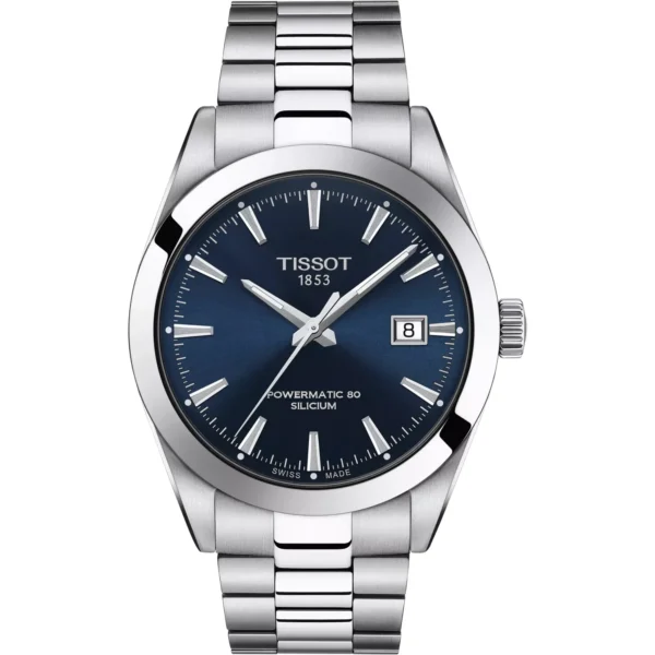 Zegarek męski Tissot Gentleman Powermatic 80 Silicium T127.407.11.041.00