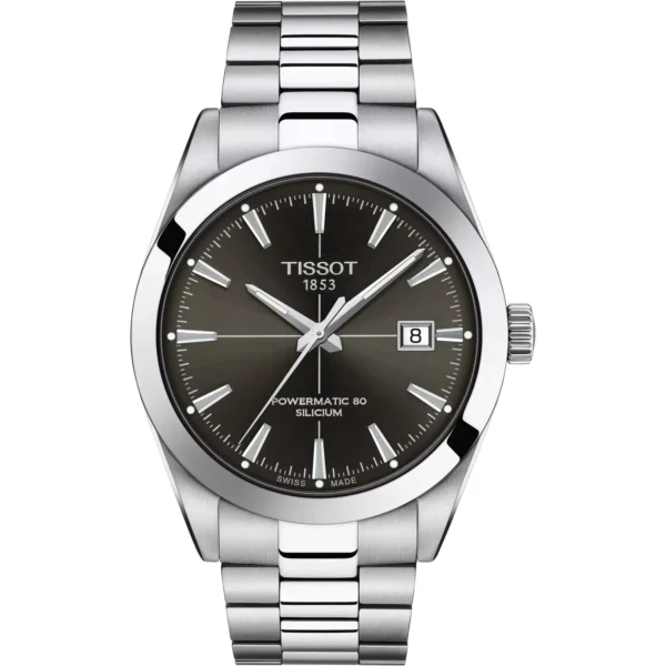 Zegarek męski Tissot Gentleman Powermatic 80 Silicium T127.407.11.061.01