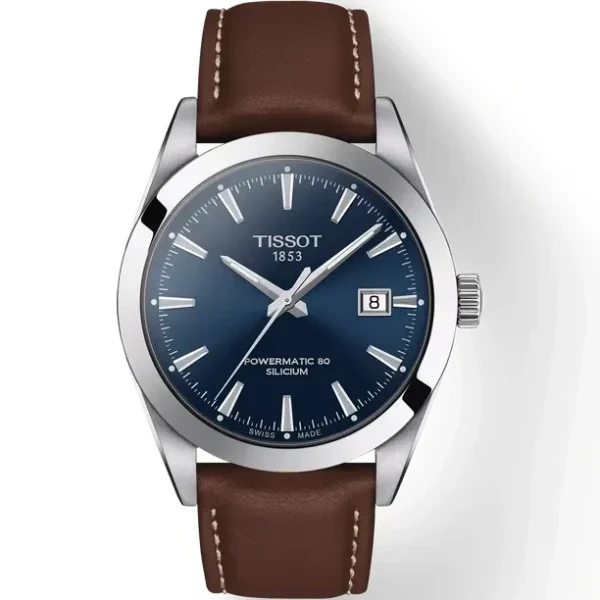 Zegarek męski Tissot Gentleman Powermatic 80 Silicium T127.407.16.041.00